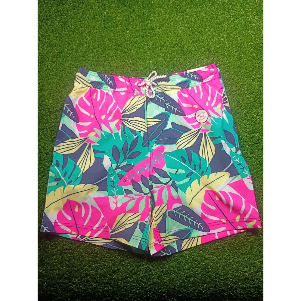 Member's Mark Men's Resort Swim Trunks 4-Way Stretch UPF 50 M NWT med